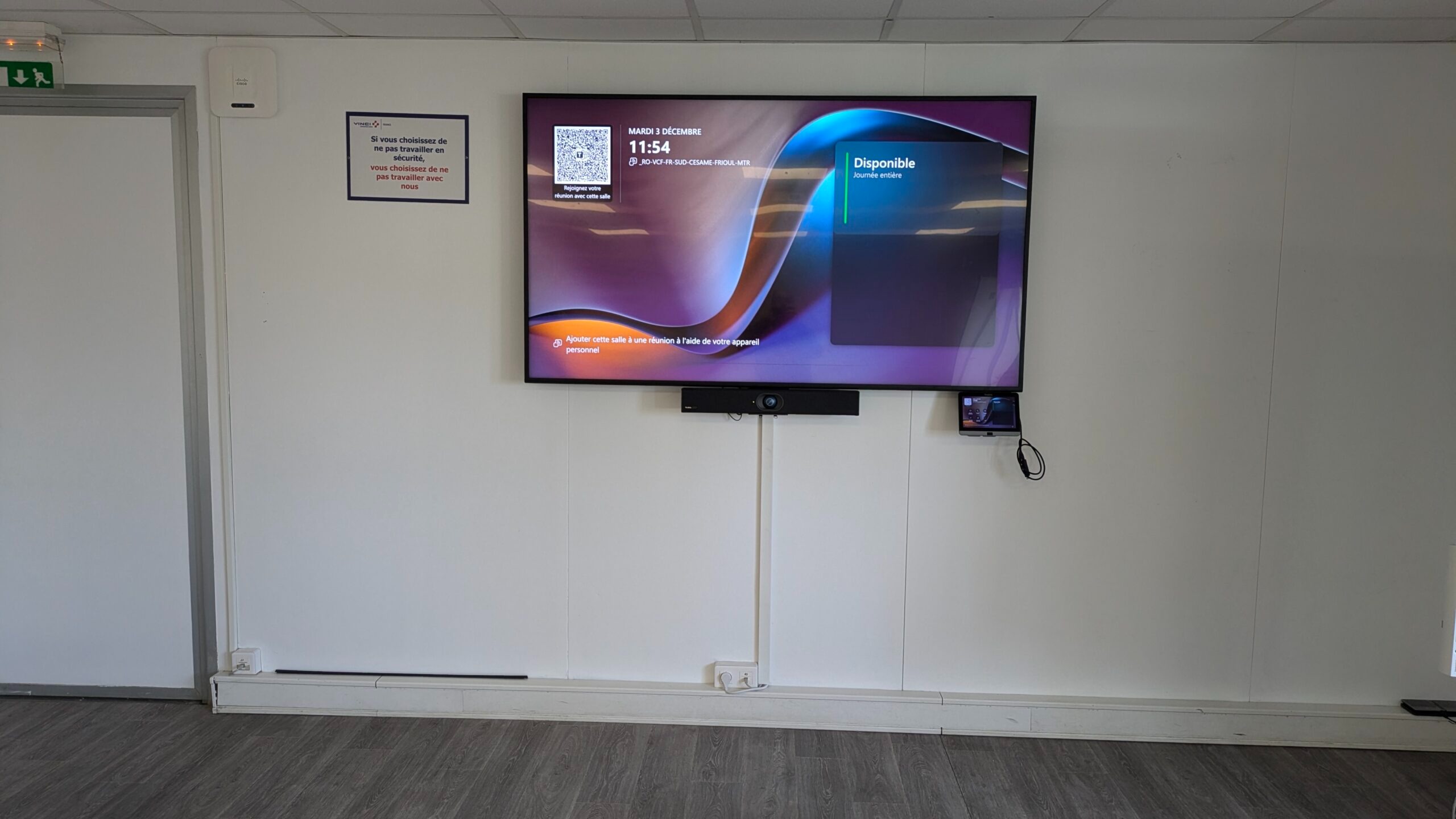 Installation visioconférence